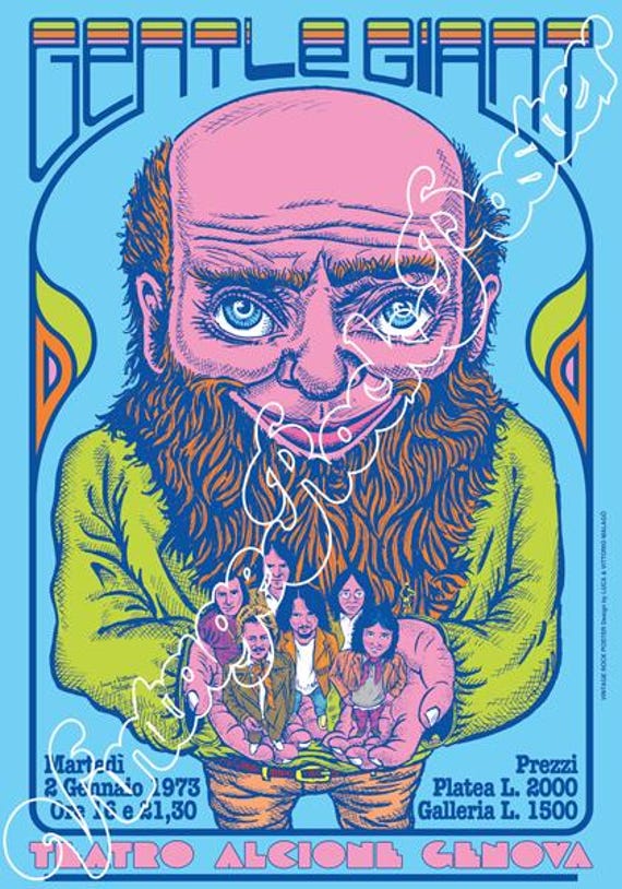 GENTLE GIANT - concert posters!