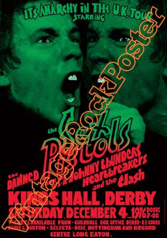 SEX PISTOLS concert posters!
