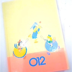 BENETTON 012 - 80s Norex Italy school notebook with hard cover - quaderno scuola copertina dura kawaii - bimbe che giocano