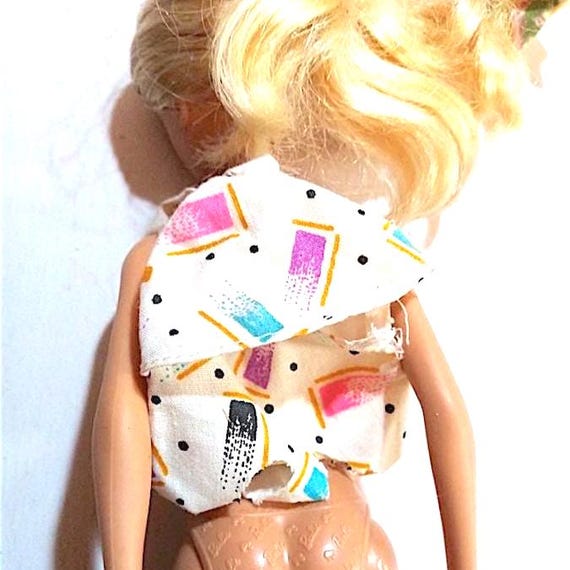 B555 - BARBIE CALIFORNIA DREAM 1987 zaino backpack da restaurare