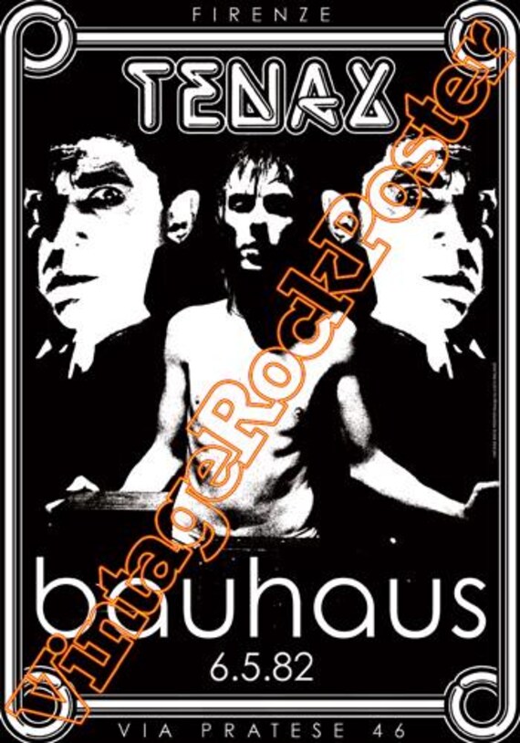 BAUHAUS - concert posters!