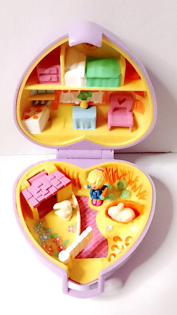POLLY POCKET 1993 Bluebird china Pretty Bunnies complete playset excellent