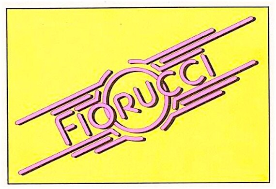 FIORUCCI 1984 Panini Italy - vintage sticker - sticker no. 28