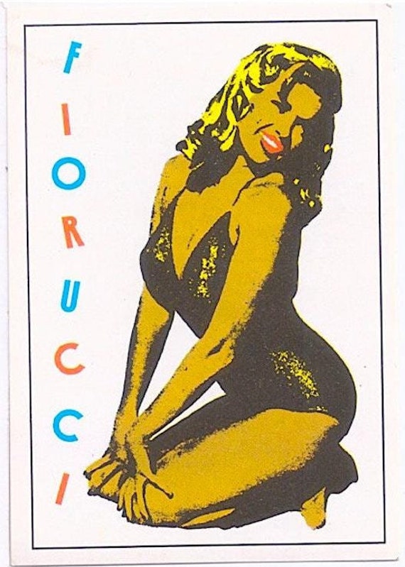 FIORUCCI 1984 Panini Italy - vintage sticker - sticker no. 105