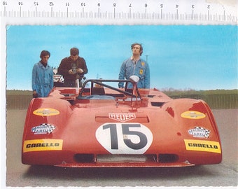 FERRARI 312 P. (Monza 1971) 70s Cecami italy postcard - postcard 911