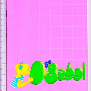 BIG BABOL Chewingum 80s artena   italy school notebook - quaderno scuola