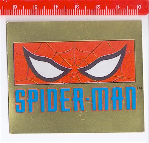 SPIDER MAN - UOMO Ragno 1995 Marvel Panini italy golden sticker - figurina adesiva dorata Q