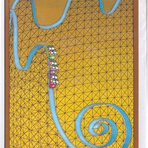 MORDILLO 1983 Oli Verlag Mondadori italy greeting card - biglietto per auguri mint - Luna Park
