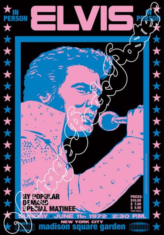 ELVIS PRESLEY concert posters!