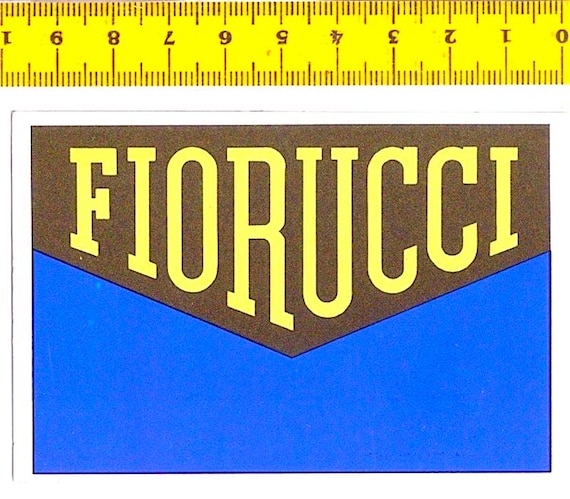 FIORUCCI 1984 Panini Italy - vintage sticker - sticker no. 2