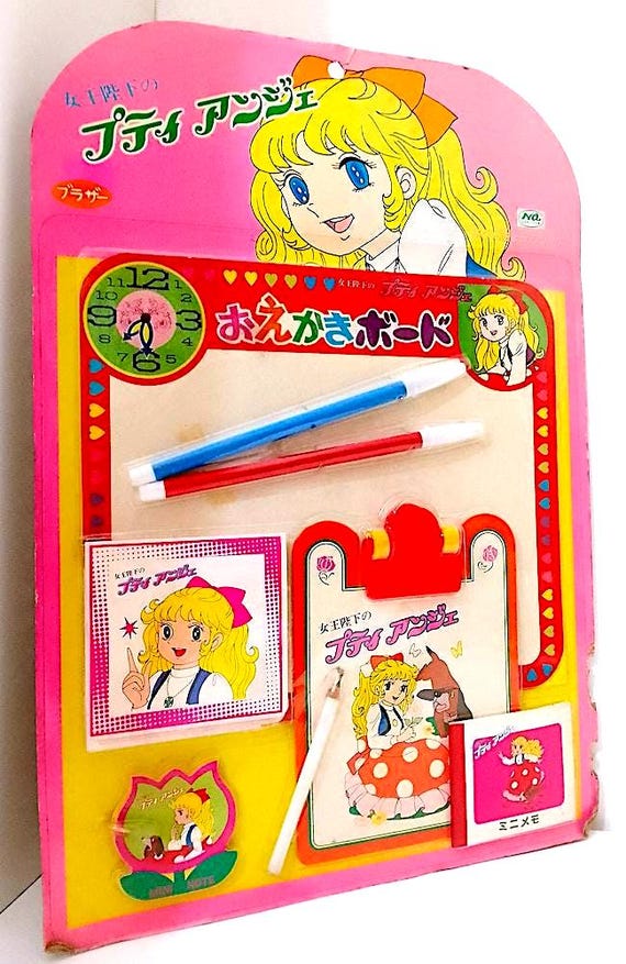 ANGIE GIRL - Petite Ange - 女王陛下のプティアンジェ- Joō-heika no Puti Anje 80s Japan stationery painting set misb