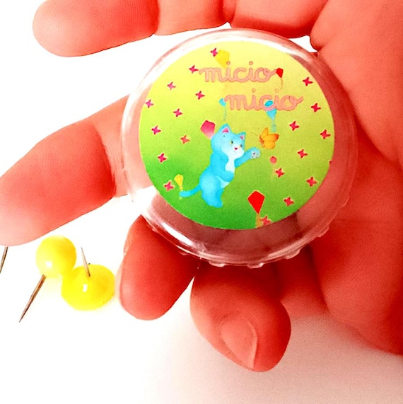 MICIO MICIO cat kawaii 90s map pins colored pins in box mini new