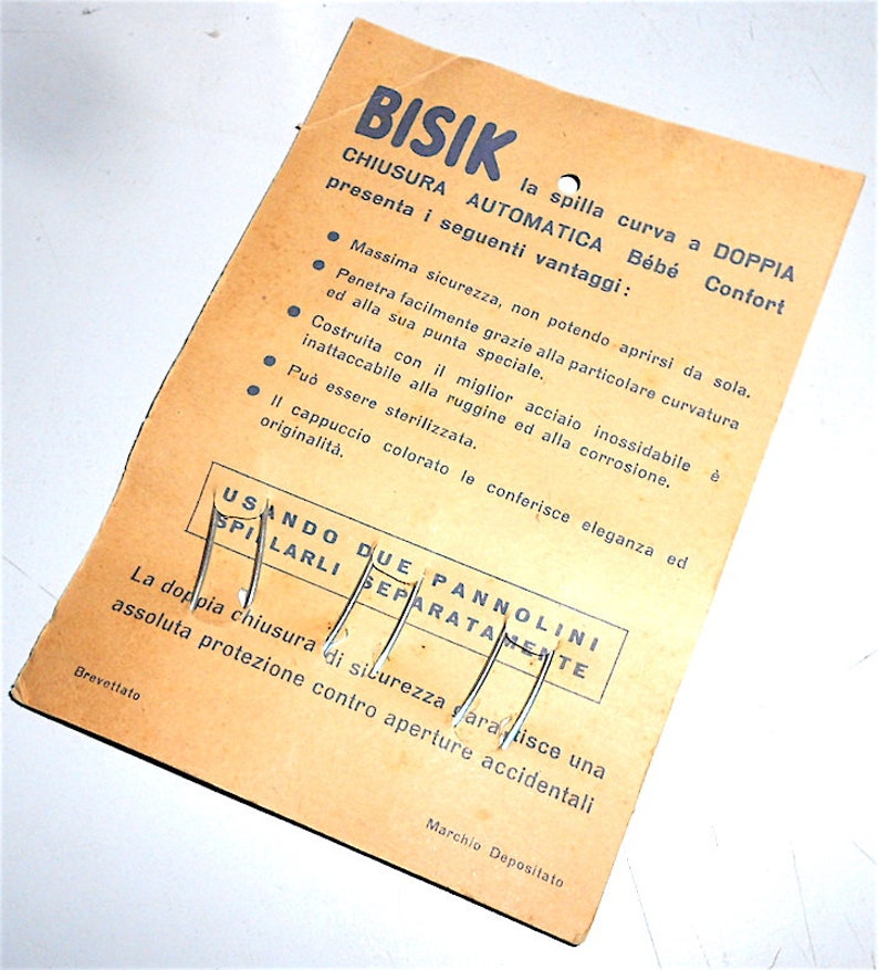 Safety Pins Vintage White Nanny Pins Bebe Confort 60s France Italy Bisik Les Epingles De Surete Craft Supplies Tools Notions Solomaster Ge