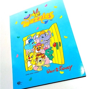 WUZZLES Walt Disney 1985 TC Cartorama italy memo pad notes