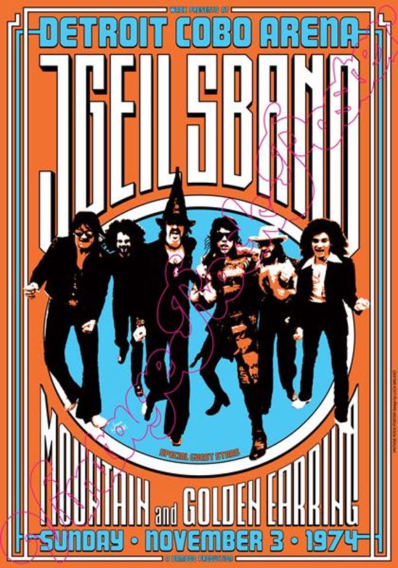J GEILS BAND - concert posters !