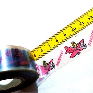 FIORUCCI 80s Stiassi Italia súper mega raros aviones cinta adhesiva washi - cinta adhesiva original con aviones muy raros