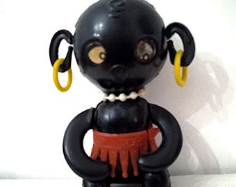 DAKKO-CHAN 60s Venchi Moplas italy rare plastic doll italian version japan Takara very good conditions Carosello tv show