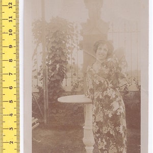 CAIRO Egitto 1915 - splendida cartolina fotografica con donna - art nouveau - deco - liberty
