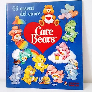 CARE BEARS - orsetti del cuore 1986 Panini italy sticker book full - album figurine completo ottimo