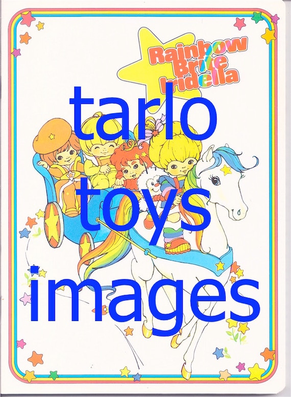 IRIDELLA - Rainbow Brite - image super kawaii digital editable JPEG 1.2 MB