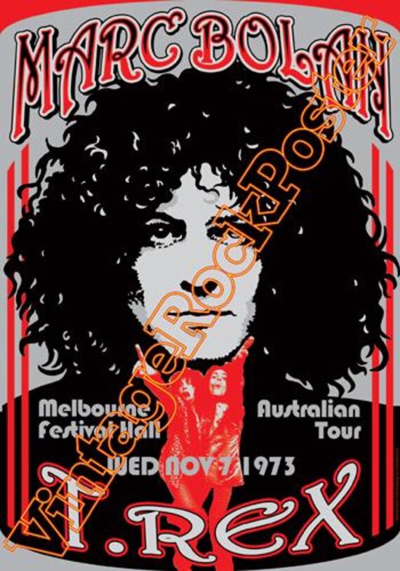 MARC BOLAN - T REX concert posters!