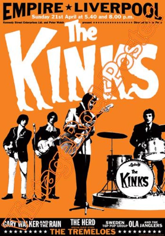 THE KINKS concert posters!