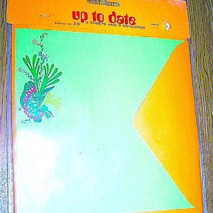 AKTUELL 70er Klompe Holland Briefpapier Briefset - versiegeltes Briefpapier 5+5