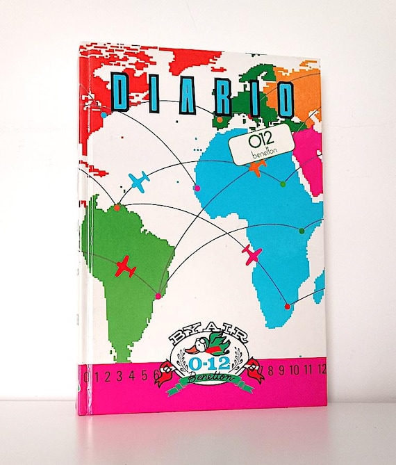 012 BENETTON 1989 pigna italy Oliviero Toscani school diary - new school diary