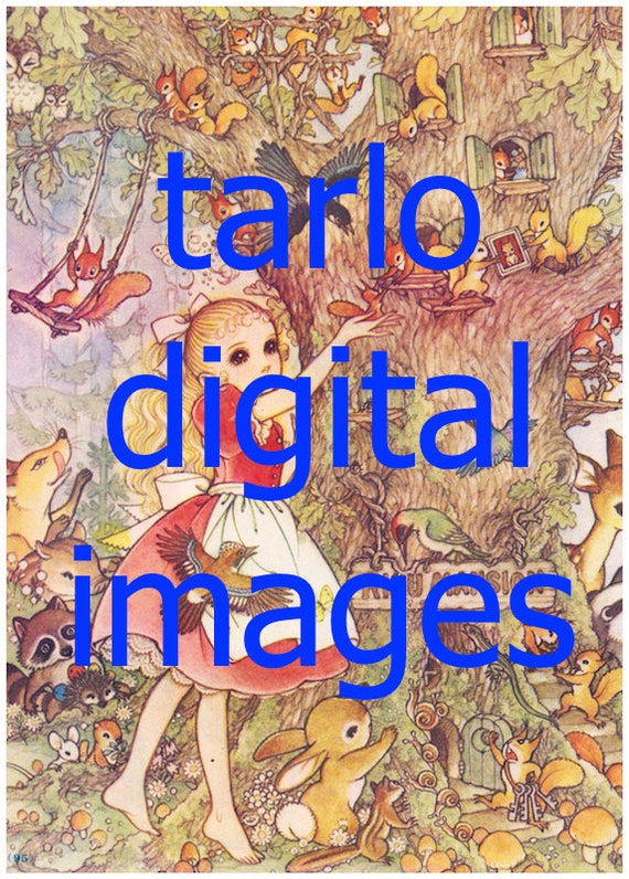 RISU MANSION Showa era big eyes image super kawaii romantic digital editable JPEG - 15,3MB