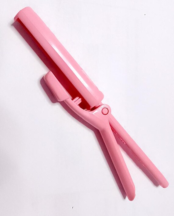 B204 - BARBIE MAGIC STYLE 1988 pink plastic miniature hair curler