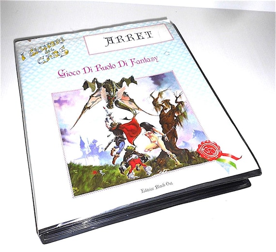 LORDS OF CHAOS - Arret - Fantasy Role Playing Game 1988 Black Out Italy Book V in box 1 Italian edition