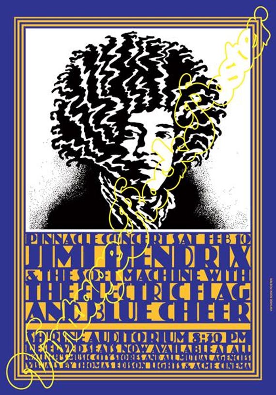 JIMI HENDRIX concert posters!!