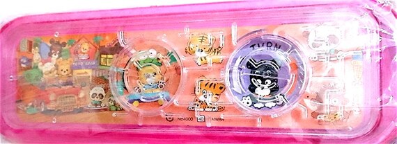 TOTO BEAR 1994 circle heart china super kawaii puzzle game labyrinth pencil wallet misb - plastic pencil case toy labyrinth new
