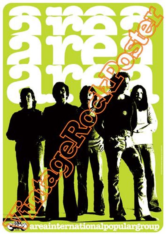 AREA - DEMETRIO STRATOS concert posters!