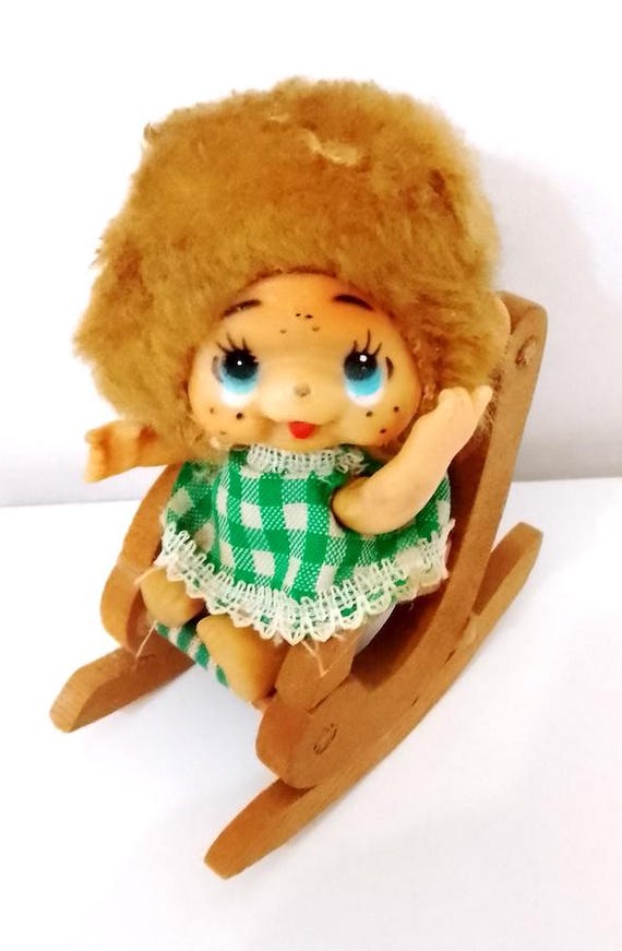 MONCICCI KIKI Moncichi 70s kawaii doll on rocking chair ko loose