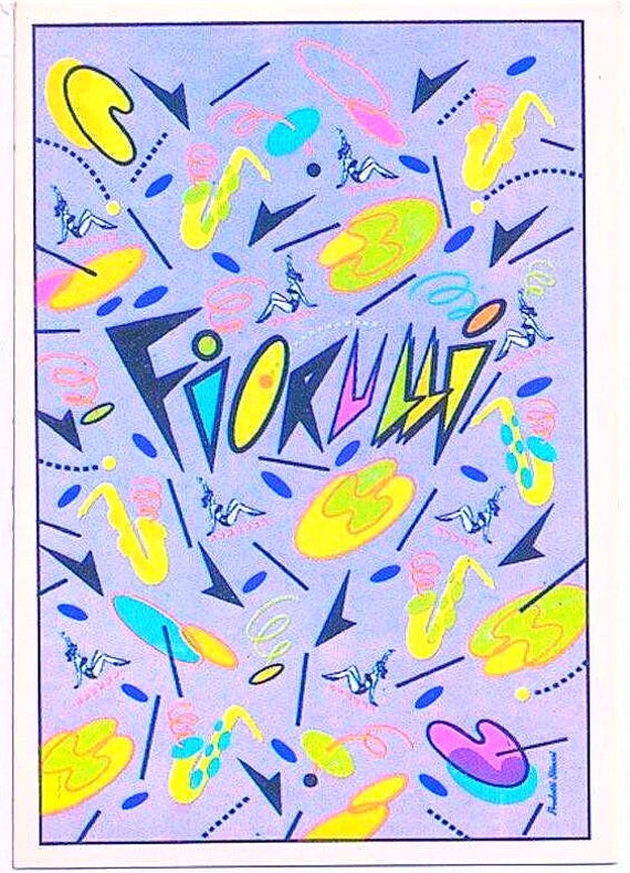 FIORUCCI 1984 Panini Italy - vintage sticker - sticker no. 38