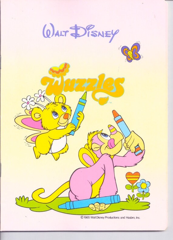WUZZLES Walt Disney 1985 TC Cartorama italy school notebook - quaderno scuola