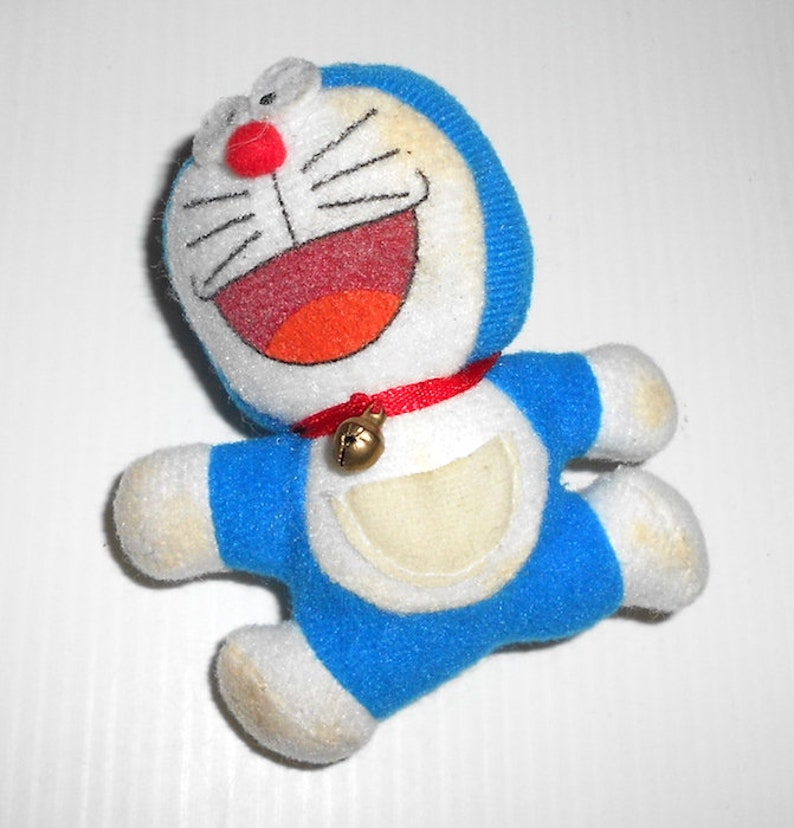 DORAEMON 2000 Italy Tiny Puppet Loose Used Soft Puppet Etsy