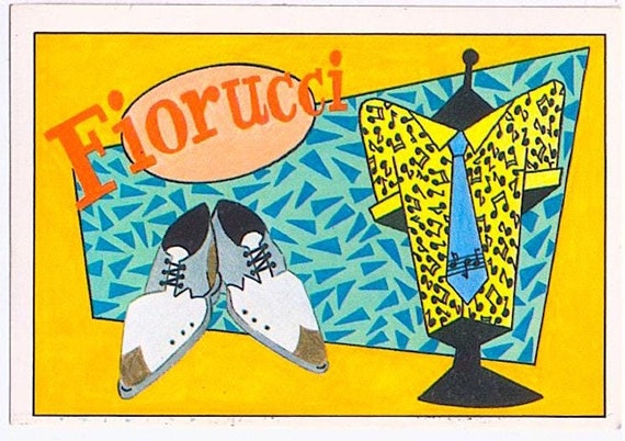 FIORUCCI 1984 Panini Italy - vintage sticker - sticker no. 131