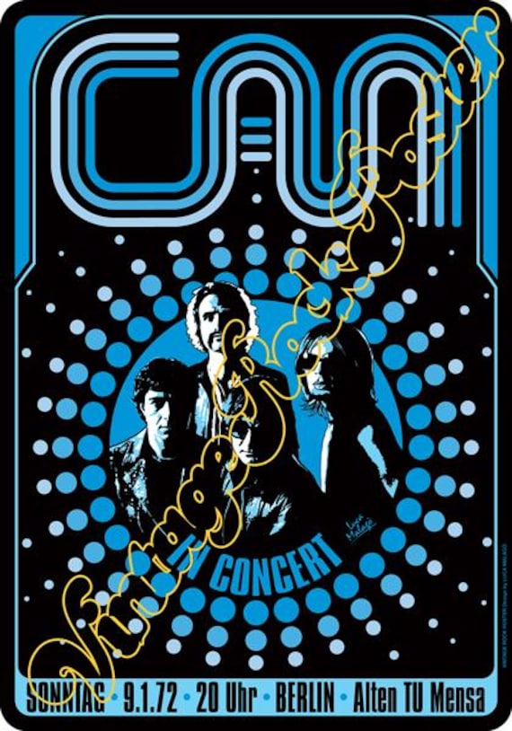 CAN - Berlin, Germany 9 January 1972 concert poster -843