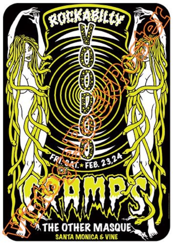 the CRAMPS concert posters!