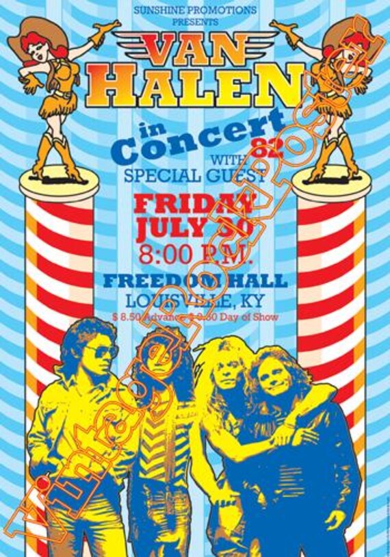 VAN HALEN concert posters!