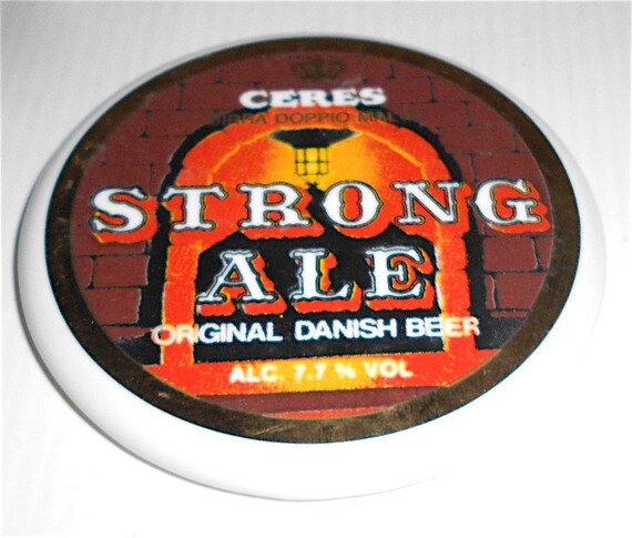 CERES Strong Ale Birra targa in ceramica per bar nuovo