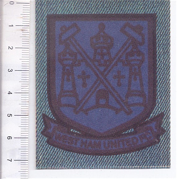 WEST MAM united pc 70s Edis italy sticker figurina adesiva jeans