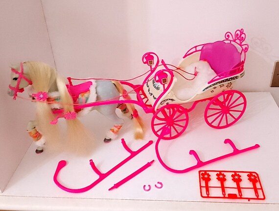 BARBIE Blizzard SKI FUN Set Horse Carriage Playset Splendid 1991 Used Original Luxury Etsy Ireland