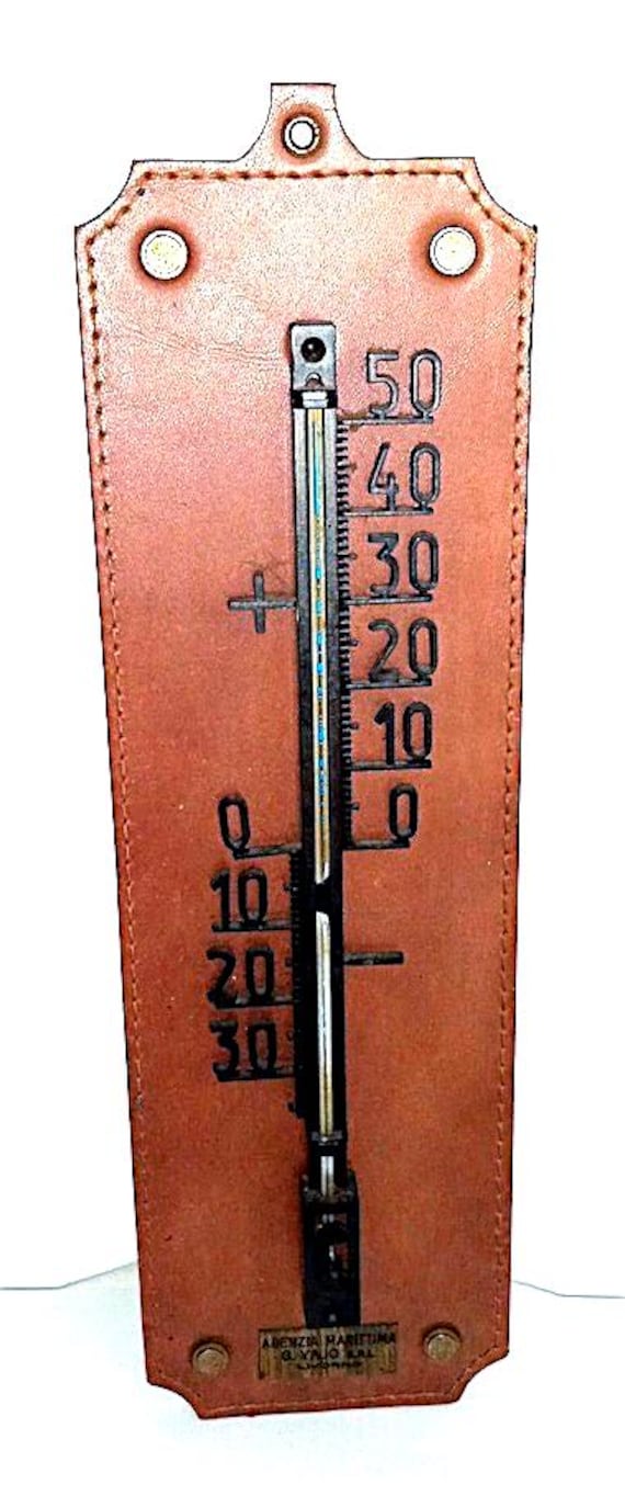 Maritime Agency G. Vajo Livorno 60s Italy thermometer climate temperature vintage