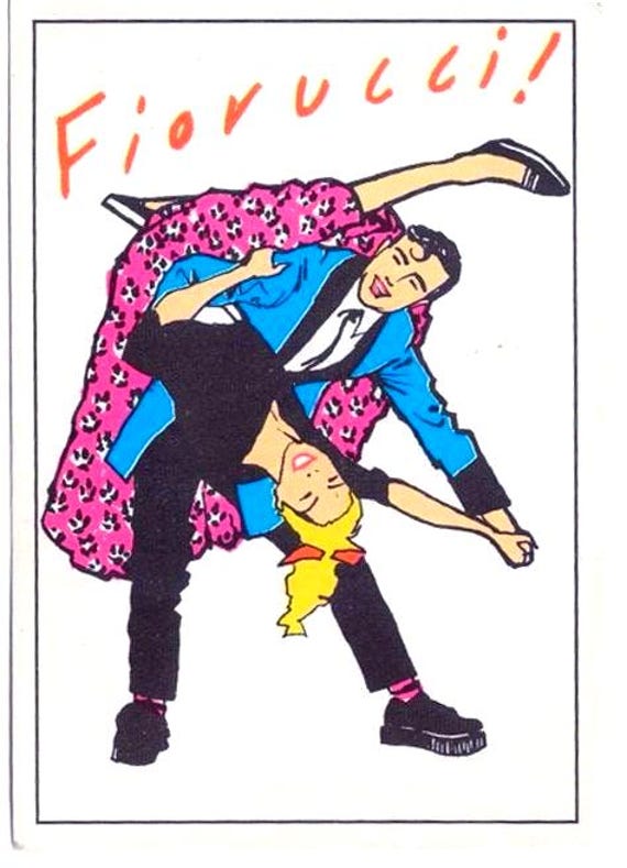 FIORUCCI 1984 Panini Italy - vintage sticker - sticker no. 137