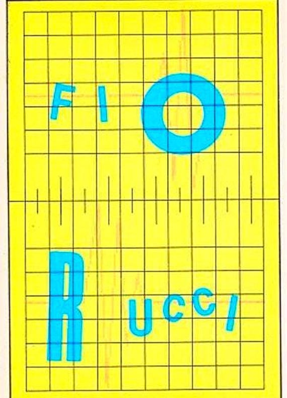 FIORUCCI 1984 Panini Italy - vintage sticker - sticker no. 60