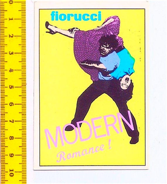 FIORUCCI 1984 Panini Italy - vintage sticker - sticker no. 152