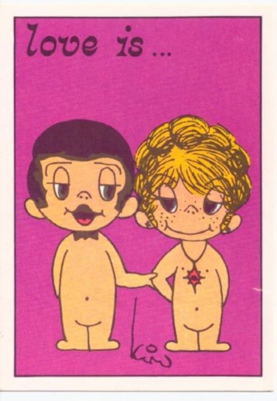 LOVE IS ... AMORE E' by Kim Casali 1975 Panini Italy - sticker - original figurines of your choice